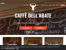 Tablet Screenshot of caffedellabate.it